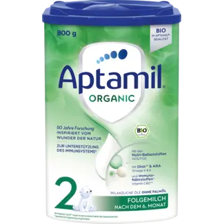 Aptamil Aptamil Vervolgmelk 2 Organic Na 6 Maanden