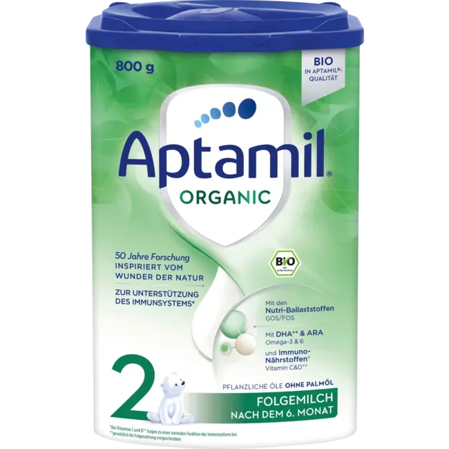 Aptamil Vervolgmelk 2 Organic Na 6 Maanden 800 g
