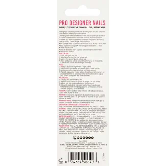 ARDELL Kunstnagels Eco Mani French Pink Ombre 30 St