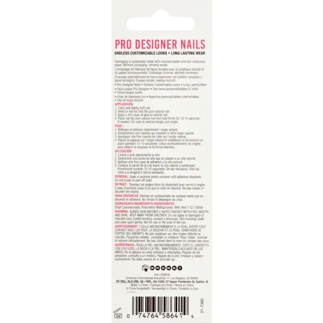 ARDELL Kunstnagels Eco Mani French Natural Ombre 30 St