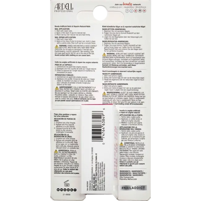 ARDELL Nagellijm Addict Brush-on 4 g