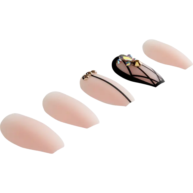 ARDELL Kunstnagels Blush Geometric Crystals 24 St