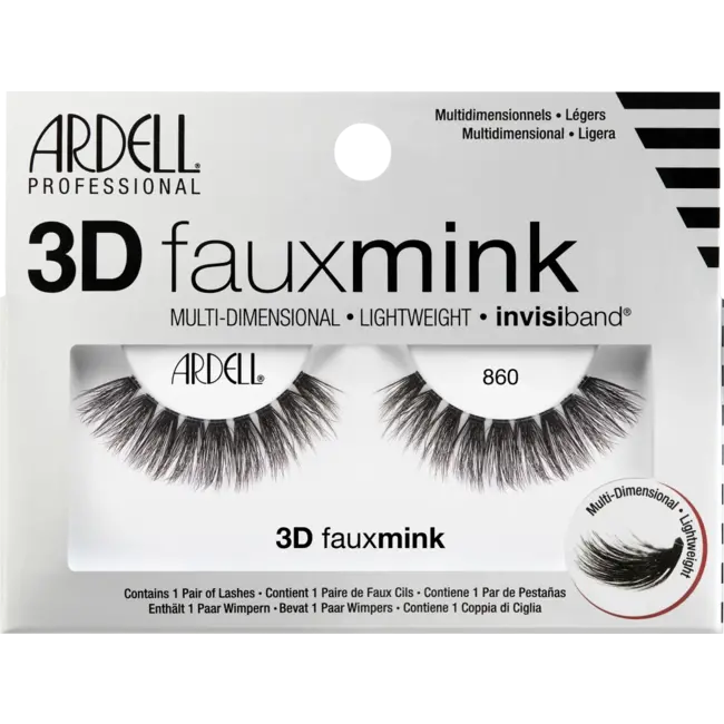 ARDELL Kunstwimpers 3D Faux Mink 860 (1 Paar) 2 St