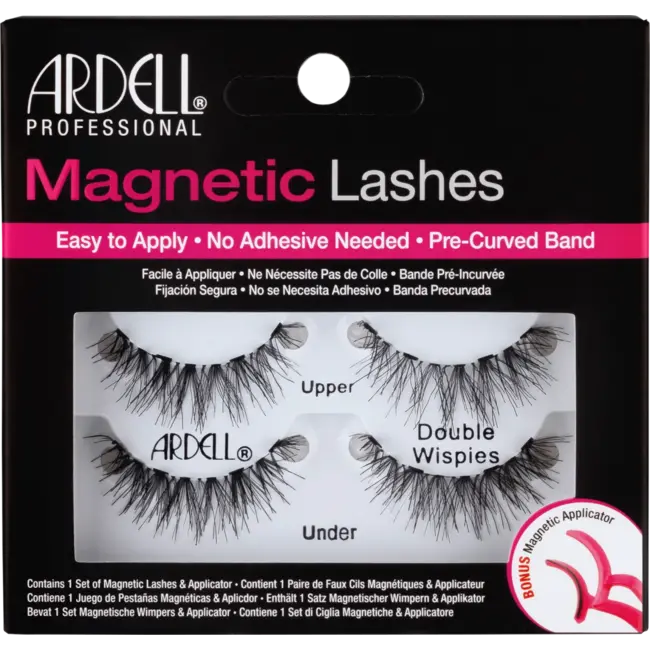 ARDELL Kunstwimpers Magnetic Lashes Double Wispies + Wimper Applicator 2 Paar