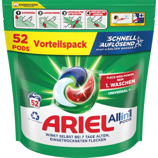 ARIEL Wasmiddel Pods 104 Wl