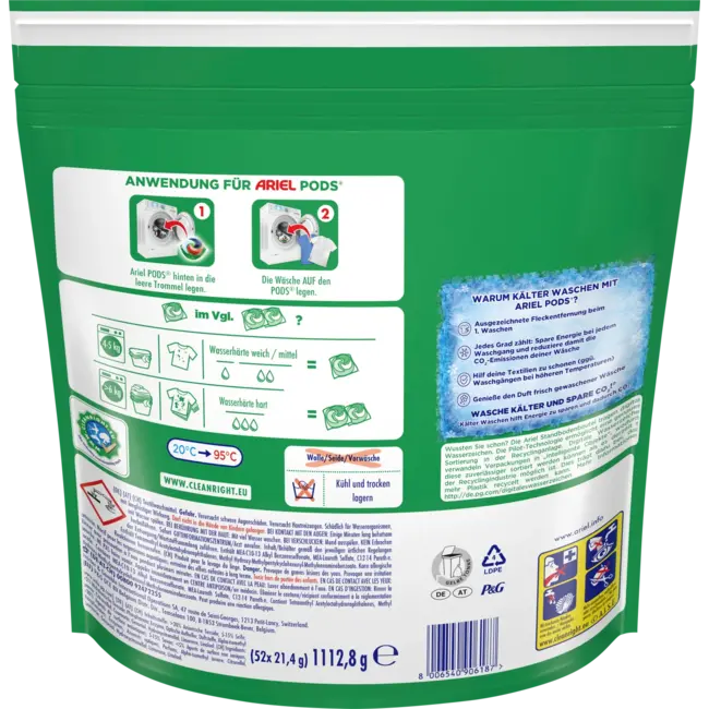 ARIEL Wasmiddel Pods 104 Wl