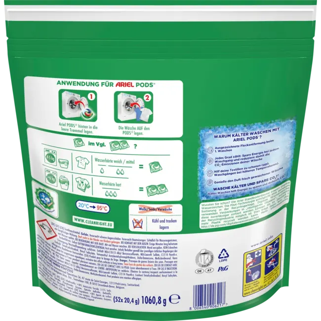 ARIEL Kleurwasmiddel Pods 104 Wl