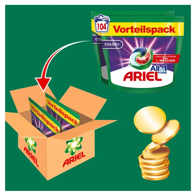 ARIEL Kleurwasmiddel Pods 104 Wl