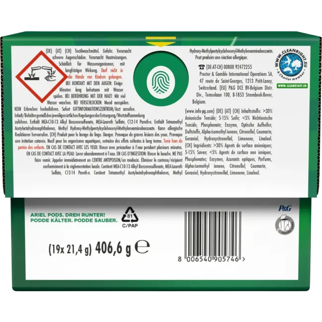 ARIEL Wasmiddel Pods 19 Wl