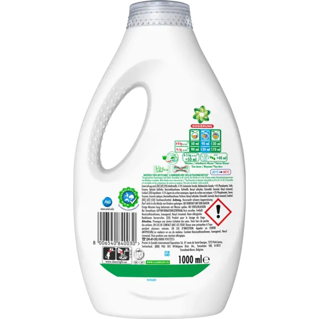 ARIEL Volwasmiddel Vloeibaar Febreze 20 Wl