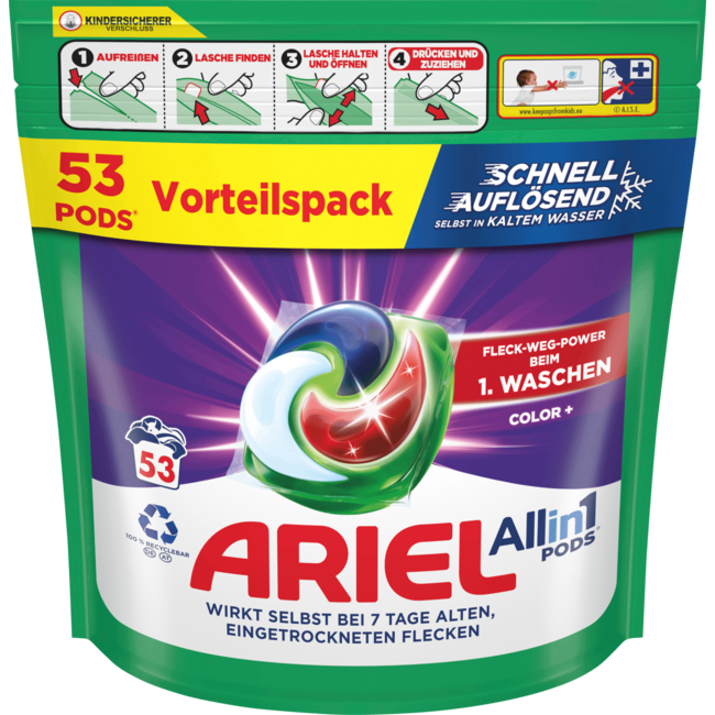 ARIEL Kleurwasmiddel Pods 53 Wl