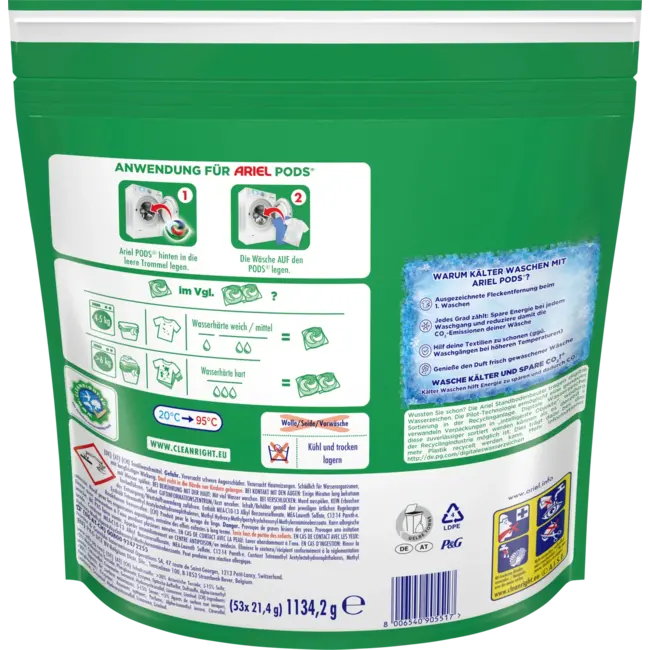 ARIEL Wasmiddel Pods 53 Wl