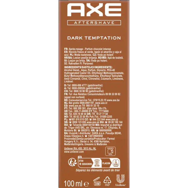 AXE After Shave Dark Temptation 100 ml