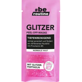 #be routine #be routine Gezichtsmasker Peel Off Glitter