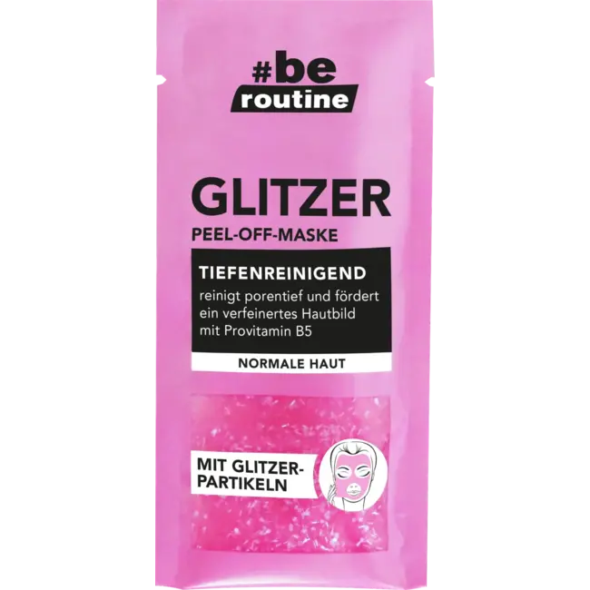 #be routine Gezichtsmasker Peel Off Glitter 12 ml