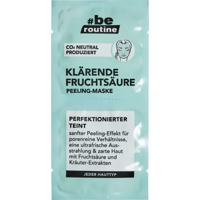 #be routine Gezichtsmasker Zuiverend Fruitzuur (2x8 Ml) 16 ml