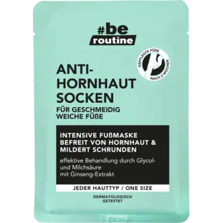 #be routine #be routine Voetmasker Sokken Anti Eelt (1 Paar)