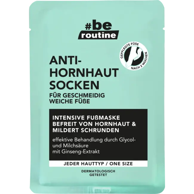 #be routine Voetmasker Sokken Anti Eelt (1 Paar) 2 St