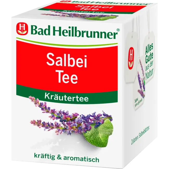 Bad Heilbrunner Kruidenthee Salie (8 Zakjes) 12.8 g