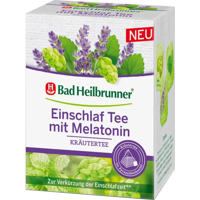 Bad Heilbrunner Kruidenthee Biologische Slaapthee Met Melatonine (12 Zakjes) 27.12 g