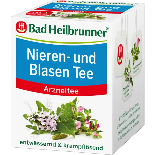 Bad Heilbrunner Medicijnthee Nier- & Blaasthee (8 Zakjes) 14.4 g