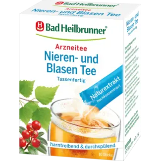 Bad Heilbrunner Bad Heilbrunner Medicijnthee Nier- & Blaasthee Sticks (10 Stuks)
