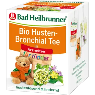 Bad Heilbrunner Bad Heilbrunner Kinderthee Bio Hoest & Bronchiale Thee (8 Zakjes)