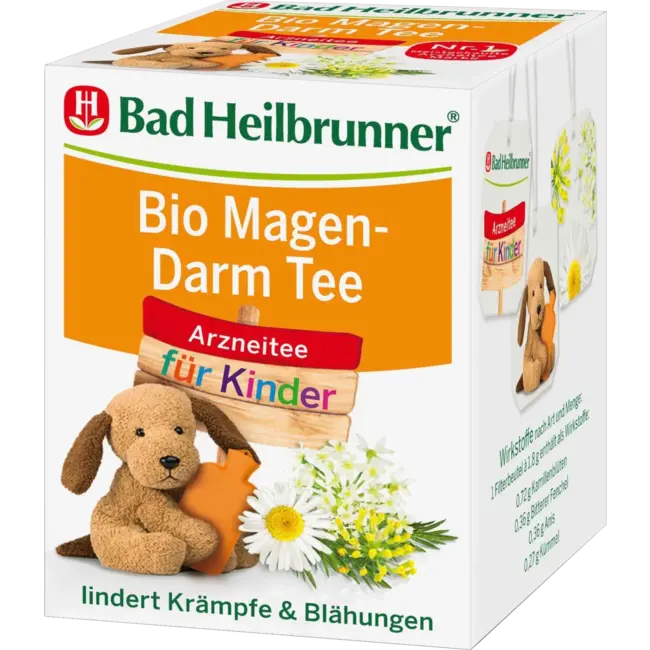 Bad Heilbrunner Kinderthee Biologische Maag & Darm Thee (8 Zakjes) 14.4 g