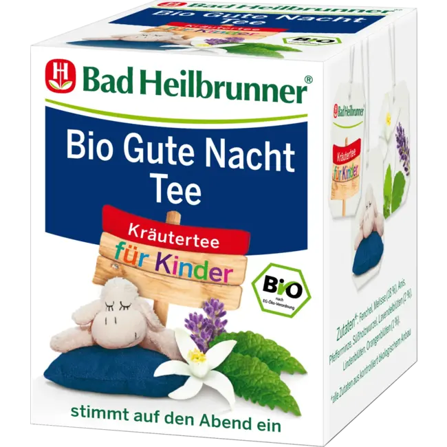 Bad Heilbrunner Kinderthee Bio Welterusten Thee (8 Zakjes) 14 g