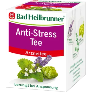 Bad Heilbrunner Bad Heilbrunner Medicijnthee Anti-Stress Thee (8 Zakjes)