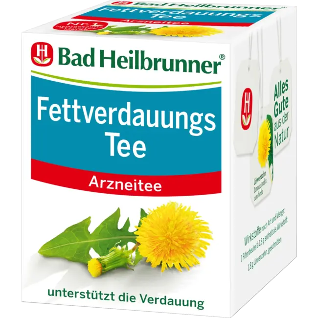 Bad Heilbrunner Medicijnthee Vetverterende Thee (8 Zakjes) 14.4 g