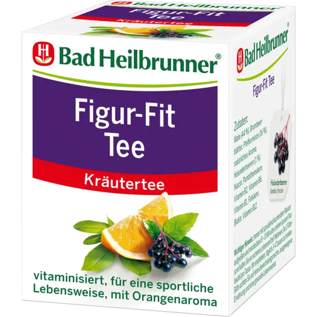 Bad Heilbrunner Kruidenthee Figuur-Fit Thee (8 Zakjes) 16 g