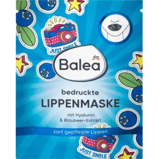 Balea Balea Lippenmasker Bedrukt Neon Met Bosbessenextract