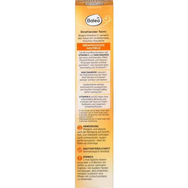 Balea Gezichtscrème Vitamine C Donkere Vlekken Bleekmiddel 50 ml