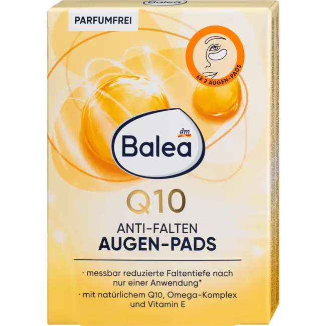 Balea Anti-rimpel Oogpads Q10 (6 Paar) 12 St