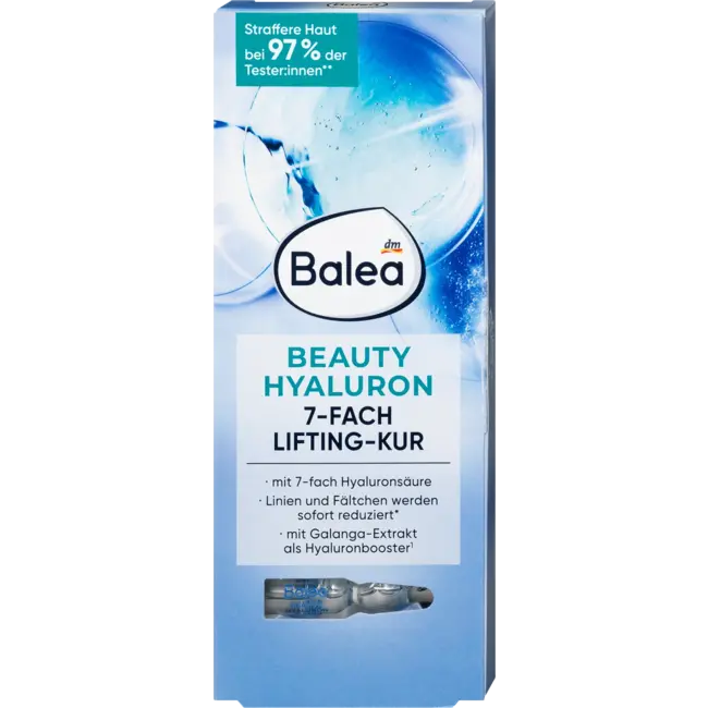 Balea Ampullen Beauty Hyaluron Lifting-kuur (7x1 Ml ) 7 ml