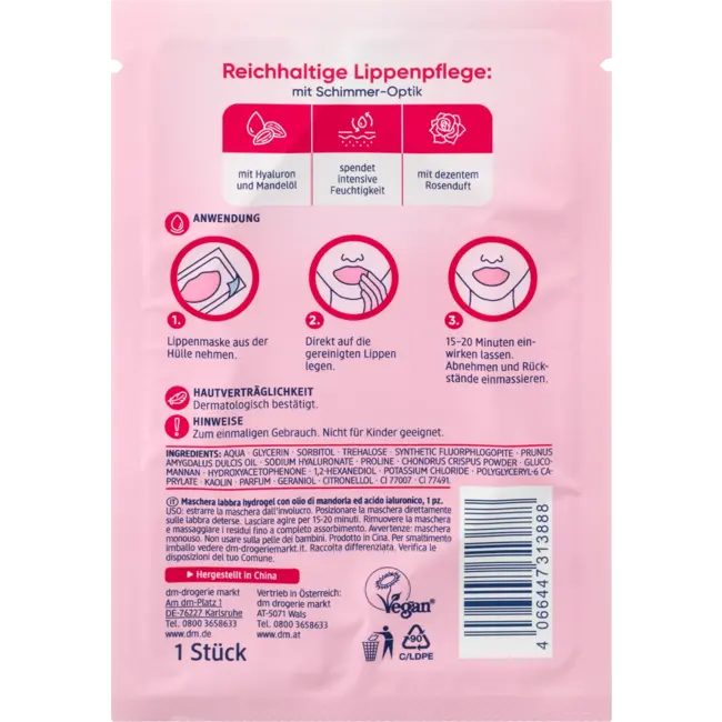 Balea Balea Lip Mask Hydrogel 1 St