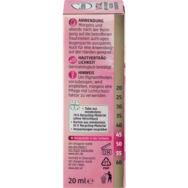 Balea Concentraat Vital Anti-pigmentvlekken 20 ml