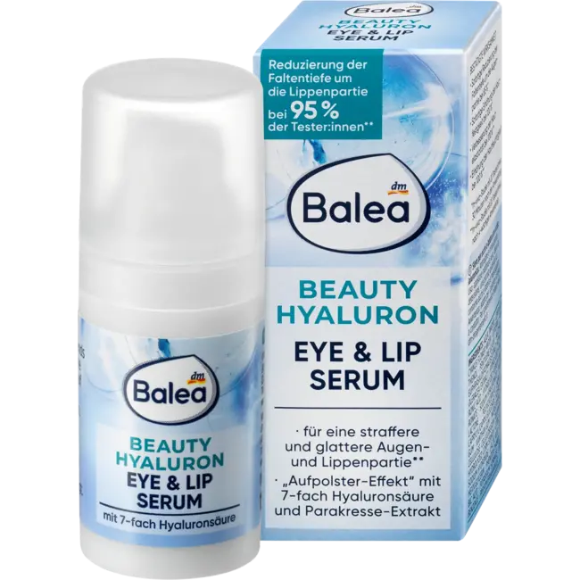 Balea Serum Beauty Hyaluron Eye & Lip 15 ml