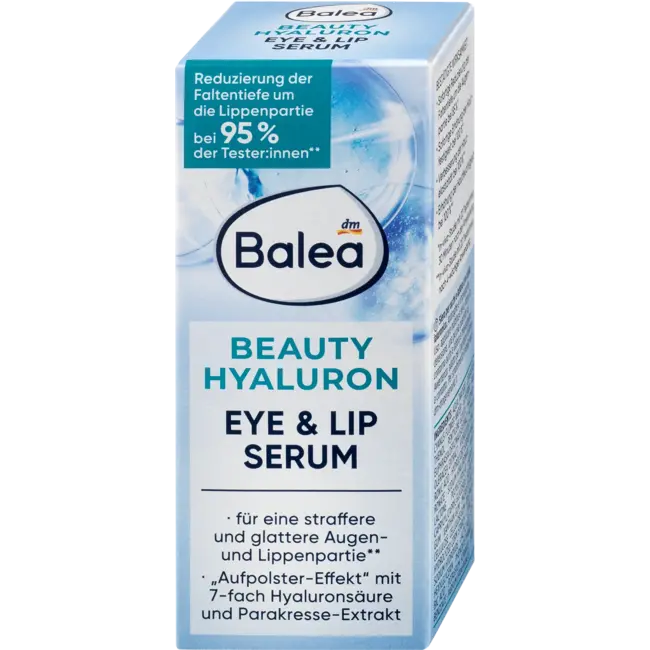 Balea Serum Beauty Hyaluron Eye & Lip 15 ml