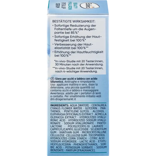 Balea Serum Beauty Hyaluron Eye & Lip 15 ml