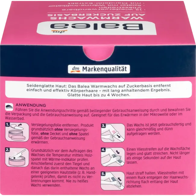 Balea Warme Wax Op Basis Van Suiker 250 ml