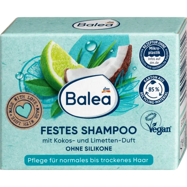 Balea Vaste Shampoo Kokos-limoen 60 g