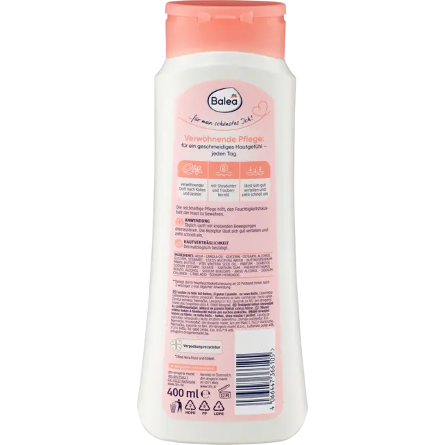 Balea Welzijn Bodylotion Kokos & Sheanoot 400 ml