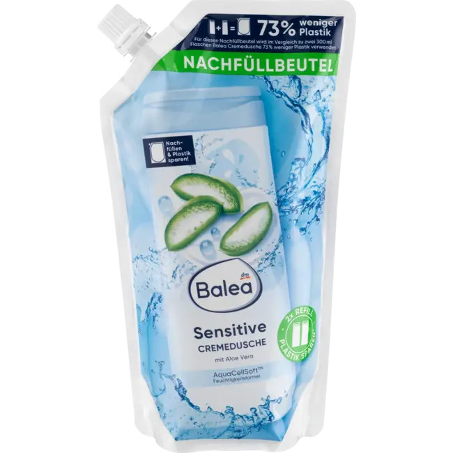 Balea Douchecrème Sensitive Navulverpakking 600 ml