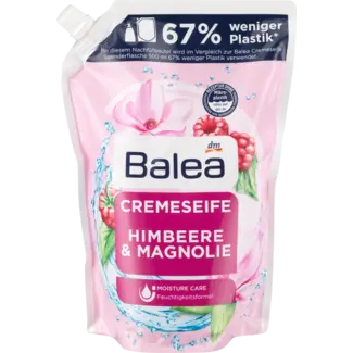 Balea Balea Crèmezeep Framboos & Magnolia Navulverpakking