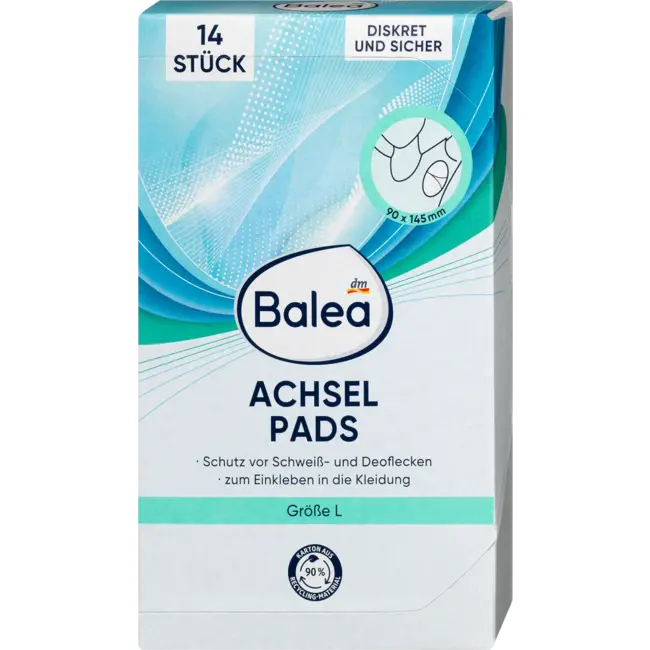 Balea Okselpads Maat L 14 St