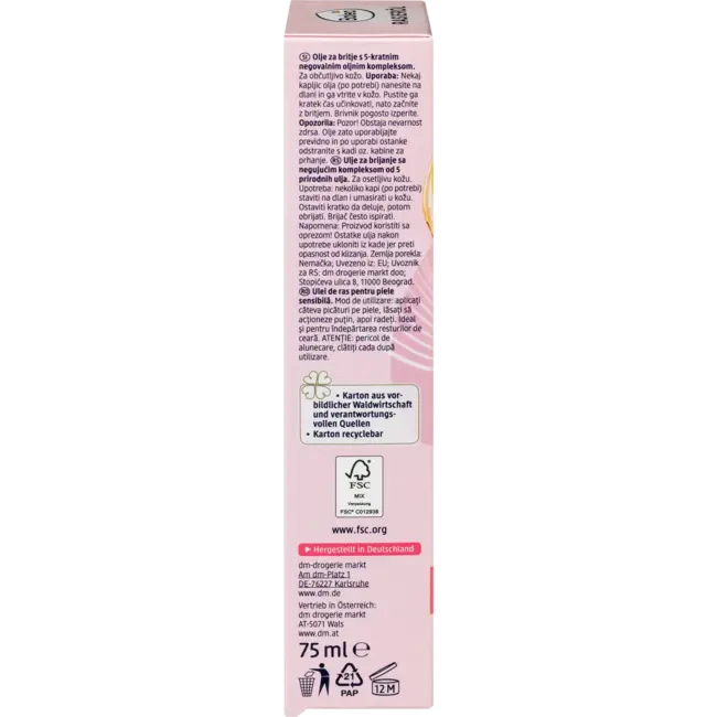 Balea Scheerolie 75 ml