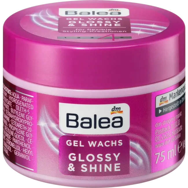 Balea Styling Gel Wax Glossy & Shine 75 ml