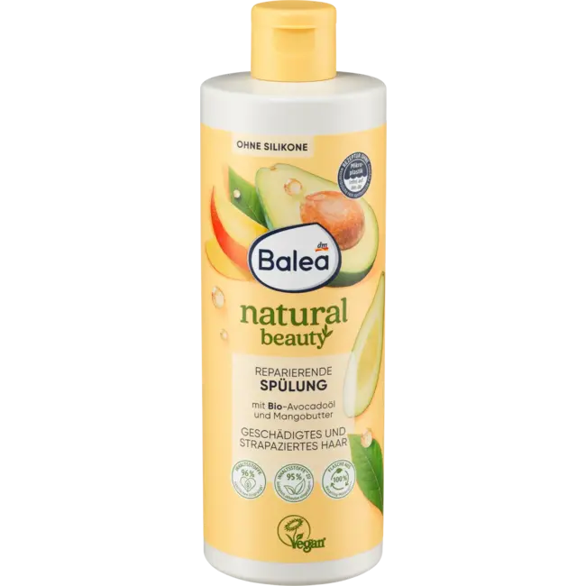 Balea Natural Beauty Conditioner Bio-Avocado-Olie & Mangoboter 350 ml